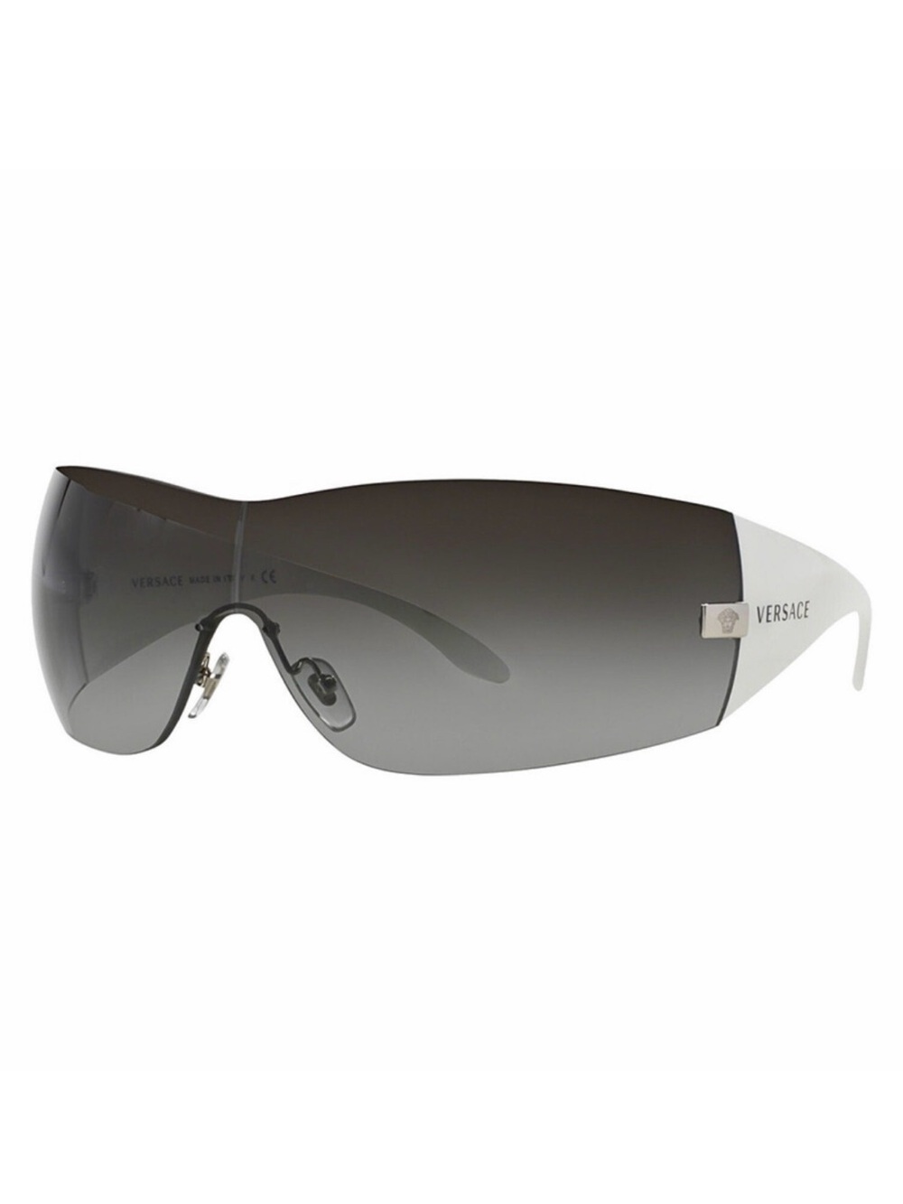 NEW Versace VE2054 10008G Silver Sunglasses Authentic